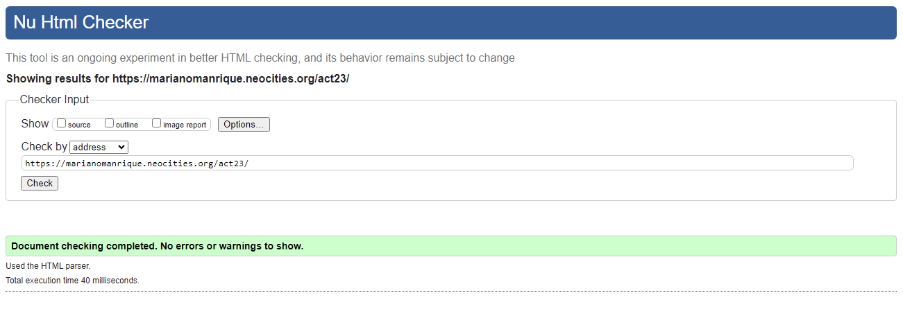 validacion en https://validator.w3.org/