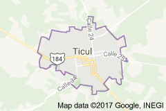 imagen de ubicacion de Ticul