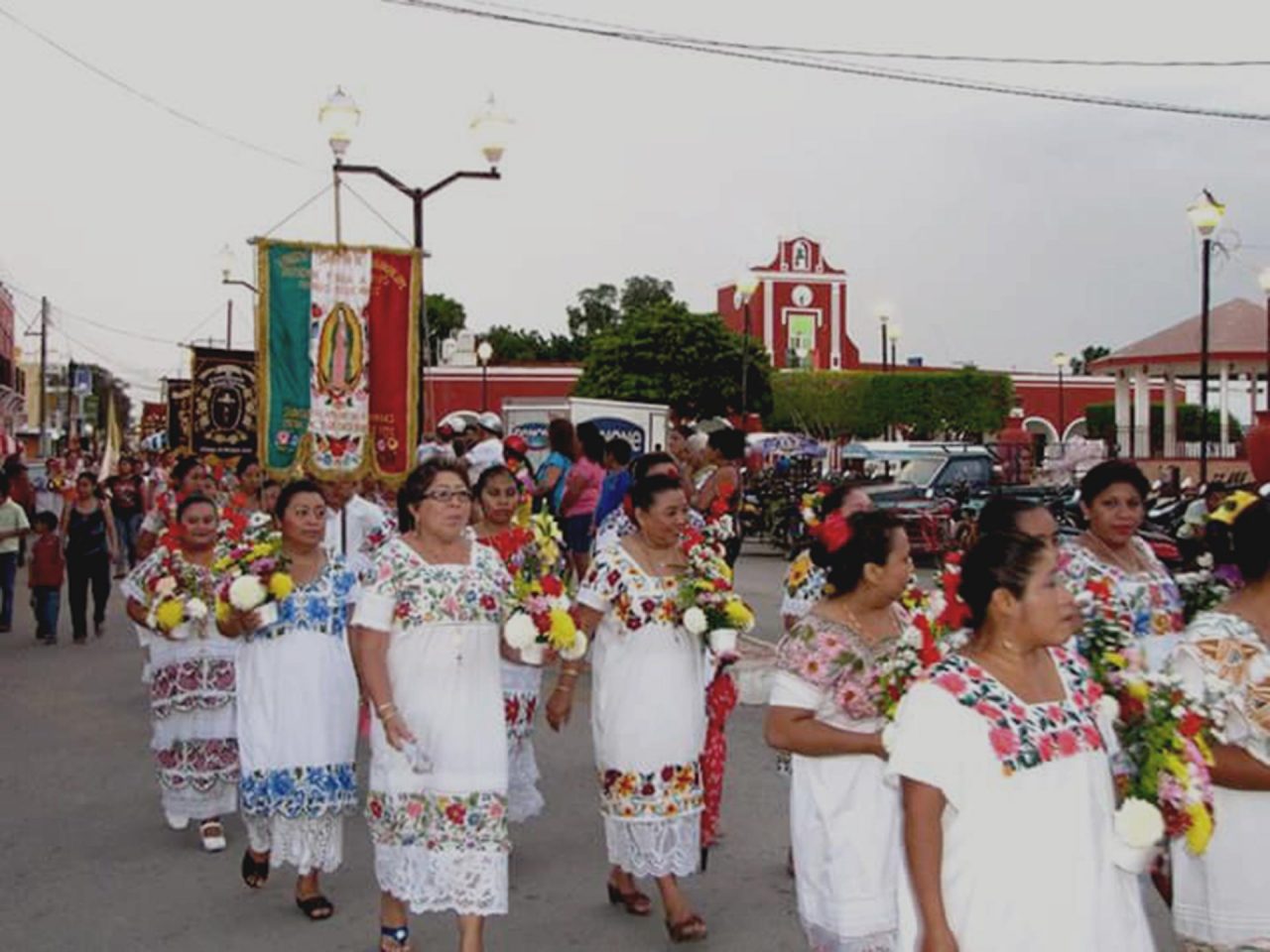 imagen de la plaza de Ticul